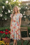 Sunny and Bright Floral Midi Dress
