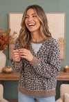 Wild At Heart Leopard Print Sweatshirt