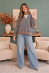 Wild At Heart Leopard Print Sweatshirt